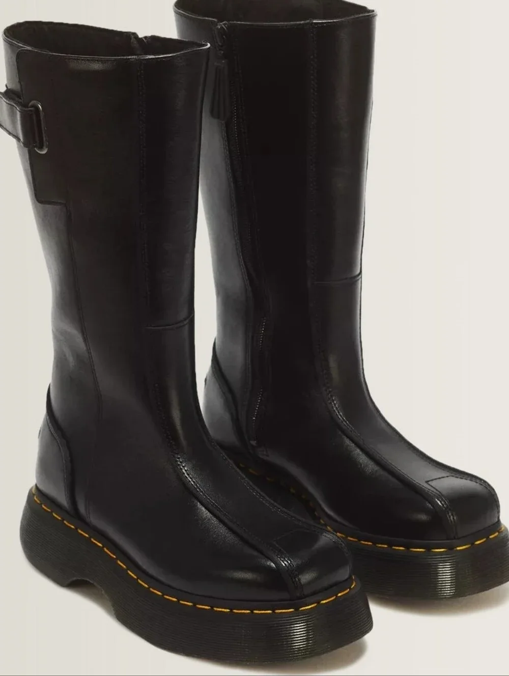 Dr. Martens Buzz Hi Gloss Leather Boots